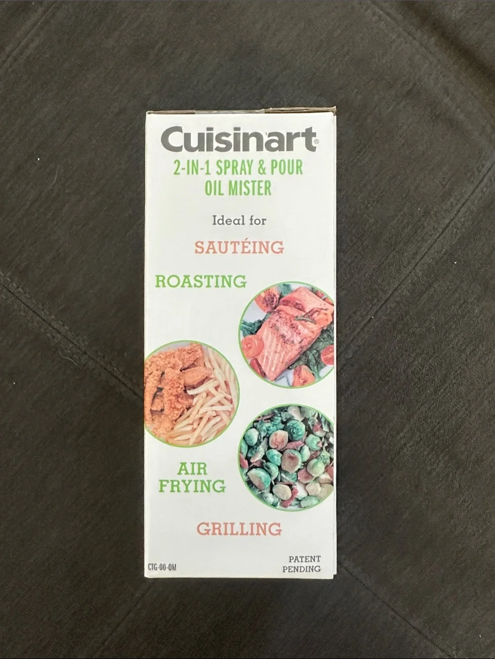Cuisinart Clear Bottle Oil Mister with Yellow Oil